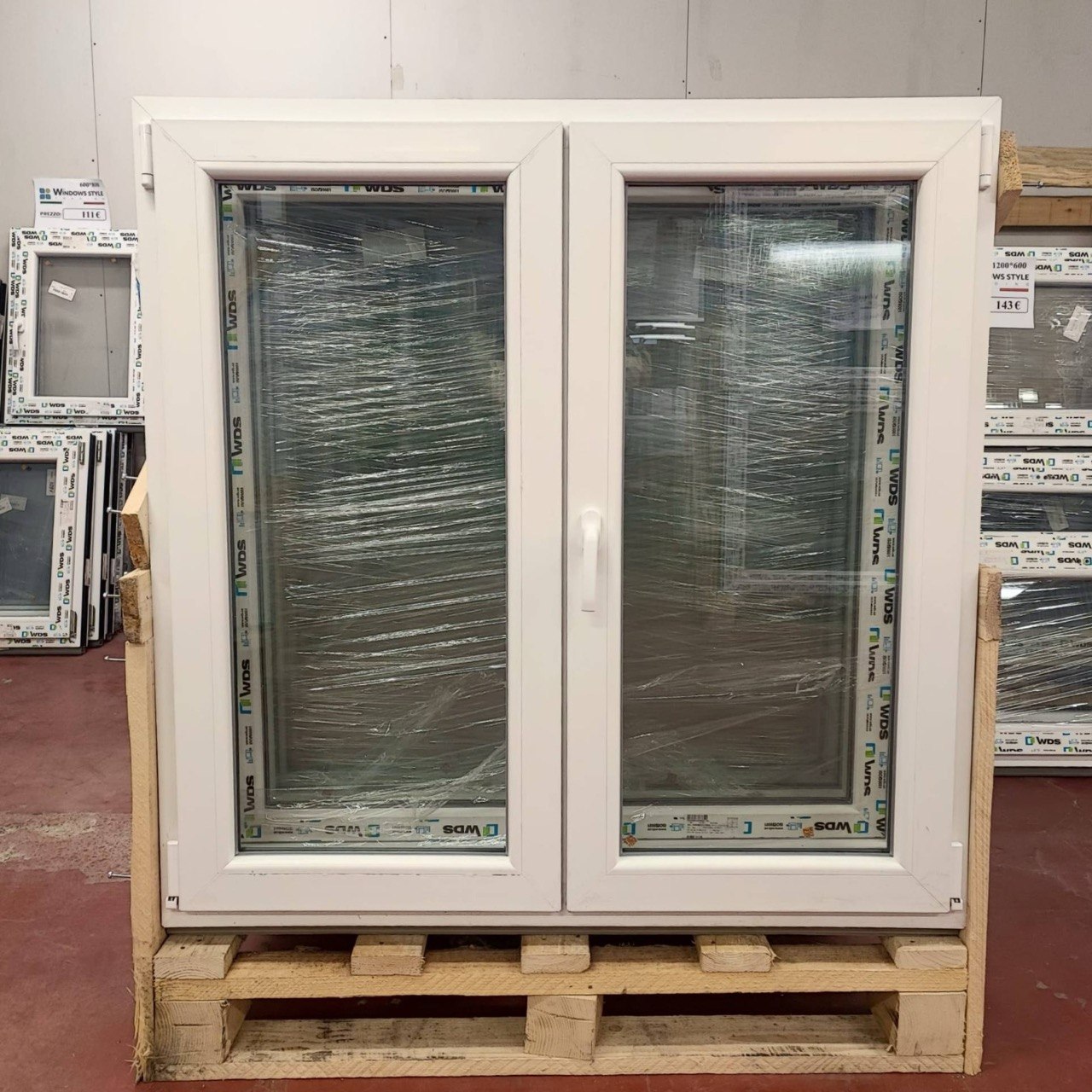 Finestra PVC  120х120 cm - bianco