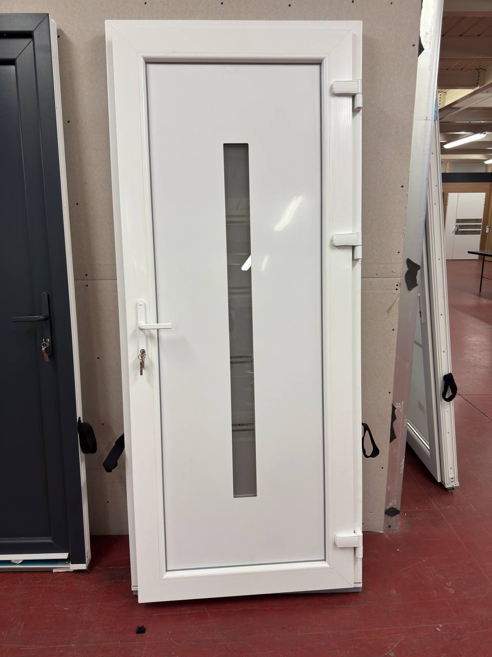 Portoncino d’ingresso in PVC 90x210cm - bianco